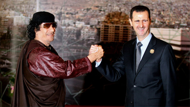 Gadhafi's Syrian memories
