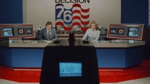 Jim Hartz and Walters reported for NBC News during the 1976 New Hampshire Democratic Primary.