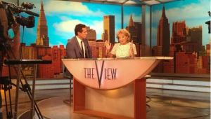 Barbara Walters talks about her retirement with CNN's Chris Cuomo on the set of "The View." 