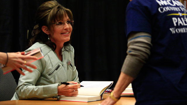 Palin book signing a tightly controlled operation