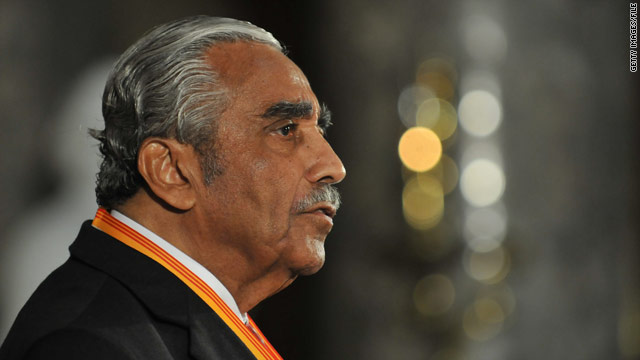 Rangel makes surprise appearance at Perry's N.Y. event