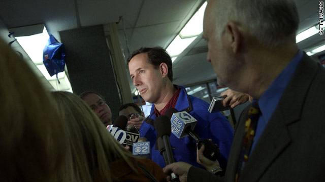 Santorum hitting the early primary states