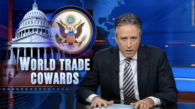 Political Circus: Stewart calls GOP 'World Trade cowards'