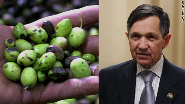 Kucinich vs. the olive