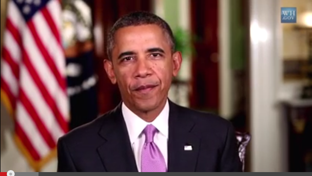 Obama defends Obamacare, warns GOP against shutdown in weekly address