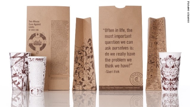 Chipotle aims to 'cultivate thought' on its packaging